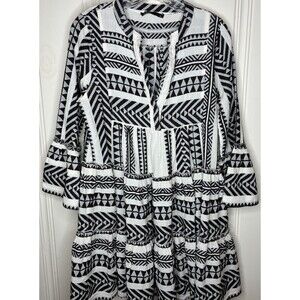 Devotion Twins Ella Anthro Dress Size XS Cotton Boho Garden Cottage Greece